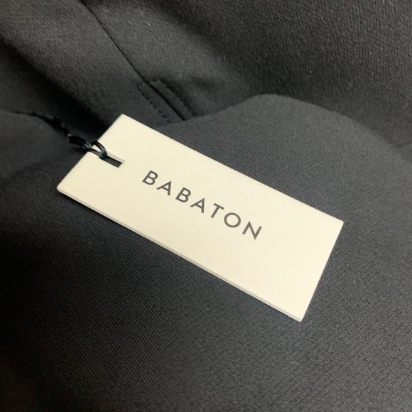 Aritzia BABATON Masu‎ Black Midi Plunging Neckline Dress - Picture 8 of 12